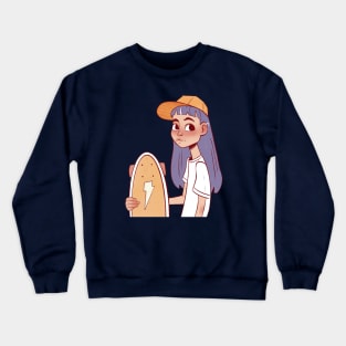 Skater girl Crewneck Sweatshirt